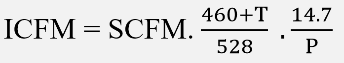 دبی هوای موردنیاز بلوئر